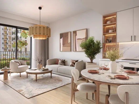 Fiori Residences — кухня-гостиная