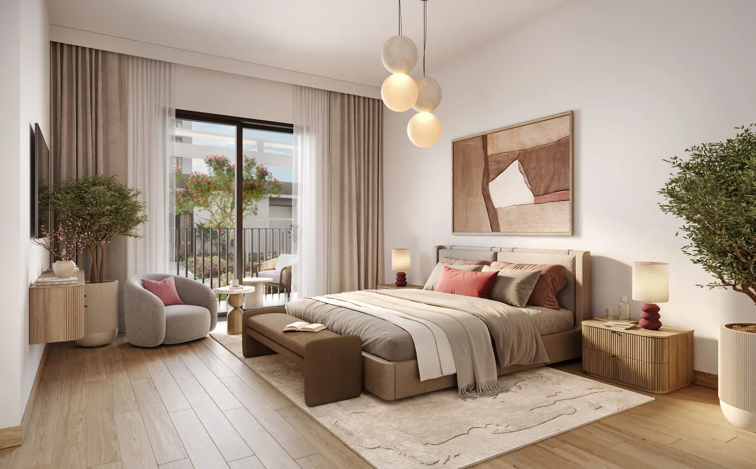 Fiori Residences — спальня