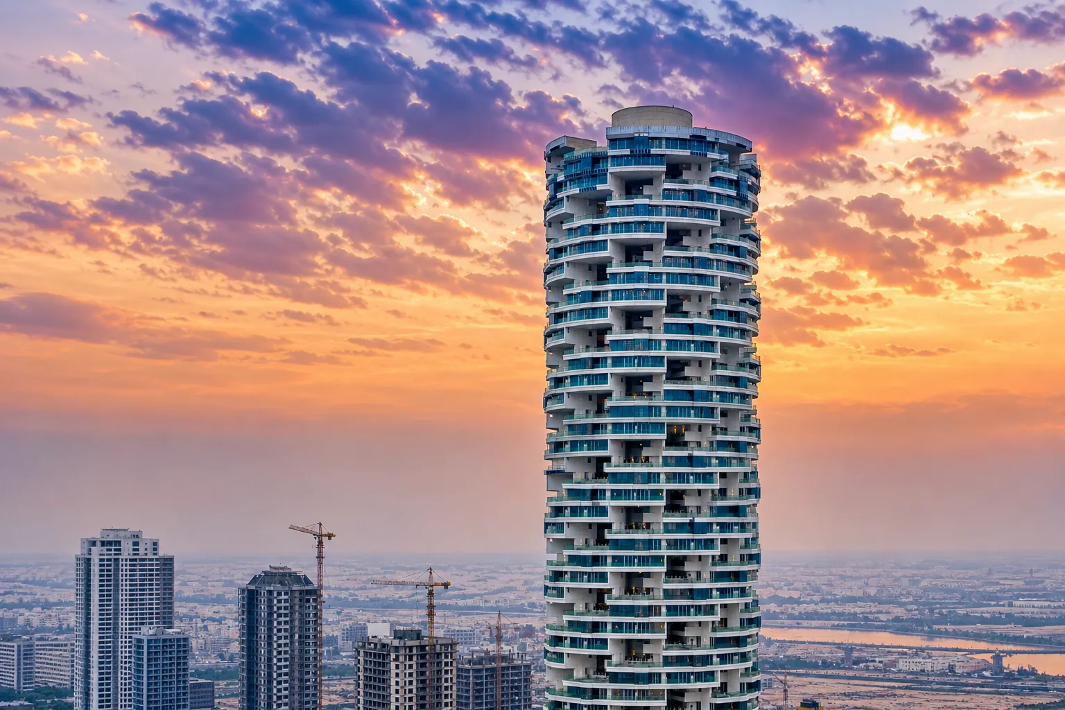 Five Jumeirah Village — вид на комплекс