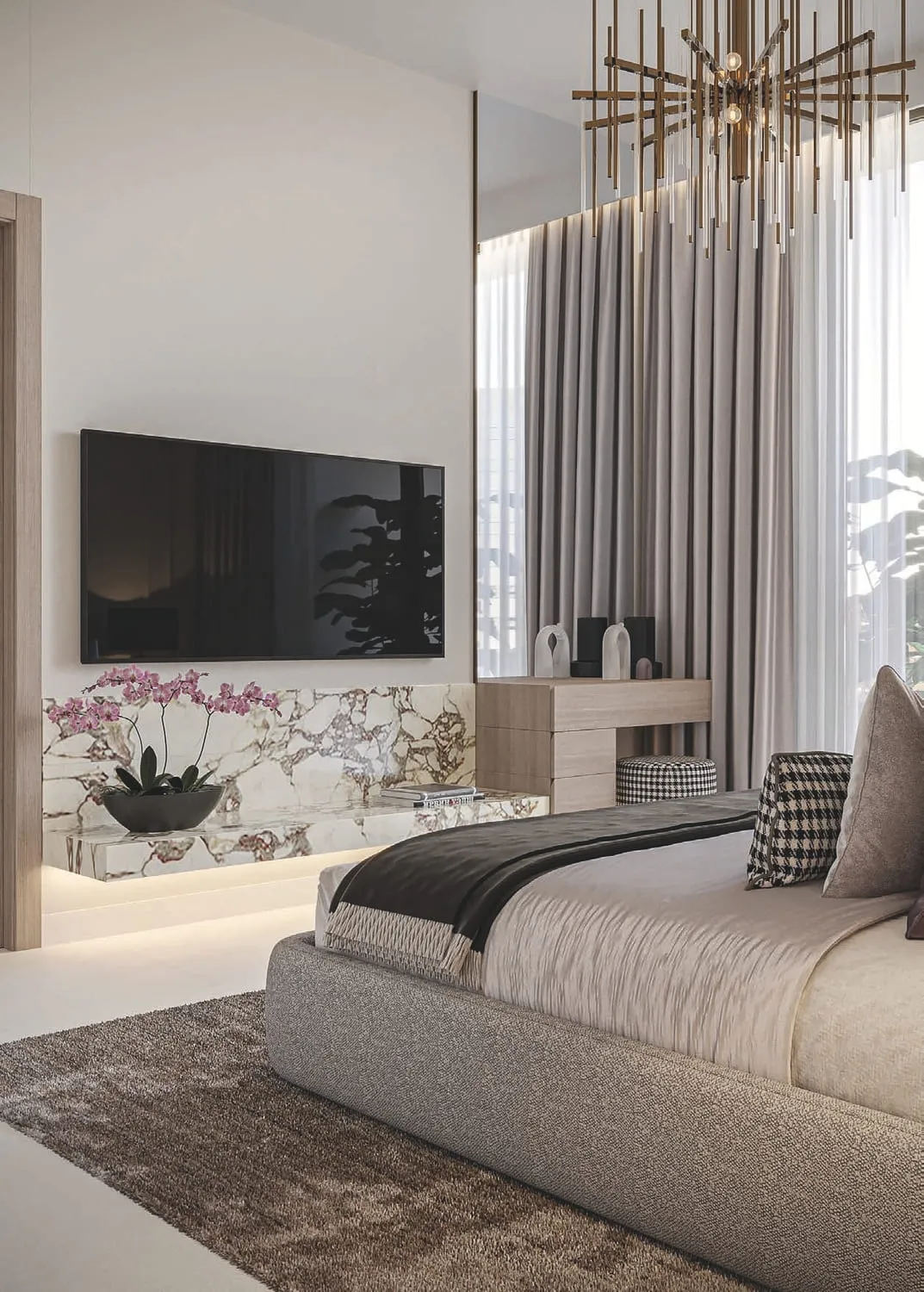 Floarea Residence — спальня