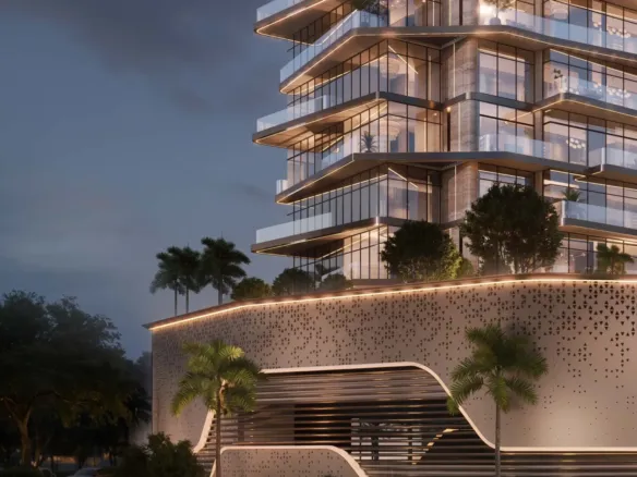 Flora Bay Residences — фасад здания