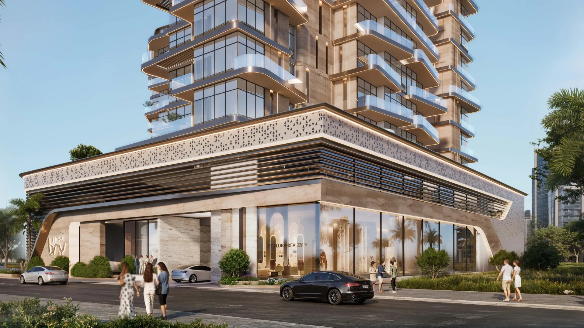 Flora Bay Residences — входная группа