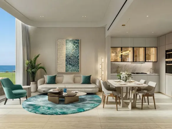Flora Bay Residences — интерьер гостиной