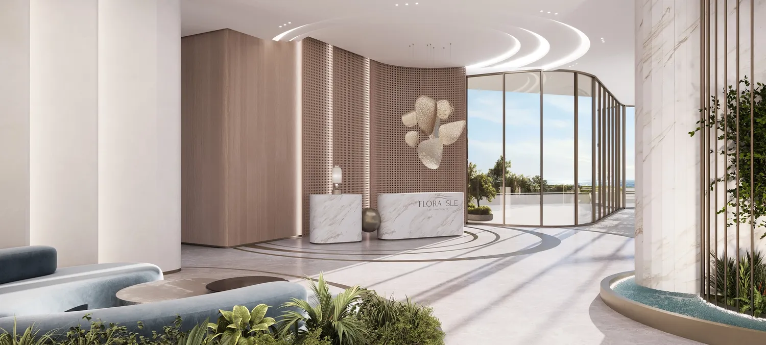Flora Isle Beachfront Residences — лобби