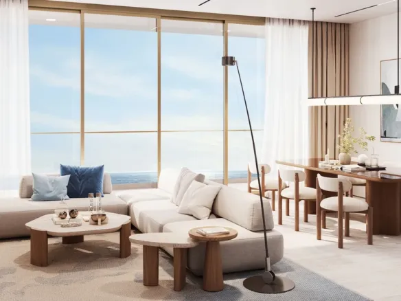 Flora Isle Beachfront Residences — интерьер гостиной, фото 9
