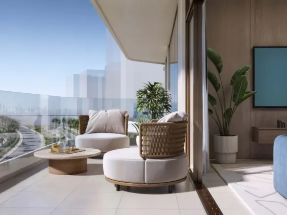 Flora Shore Beachside Residences — терраса