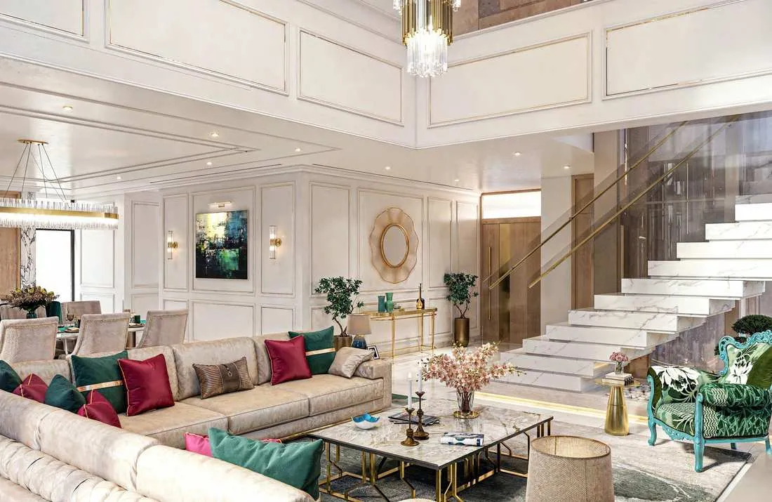 Azizi Florence — интерьер гостиной, фото 21