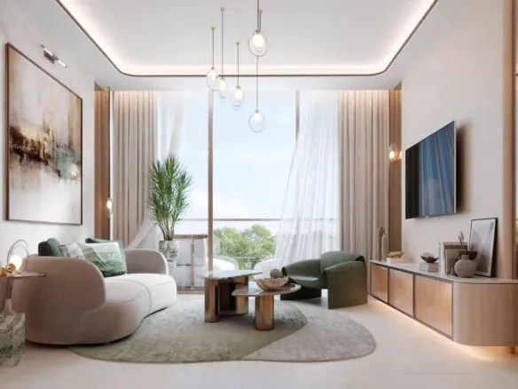 Flow Residences — интерьер гостиной, фото 7