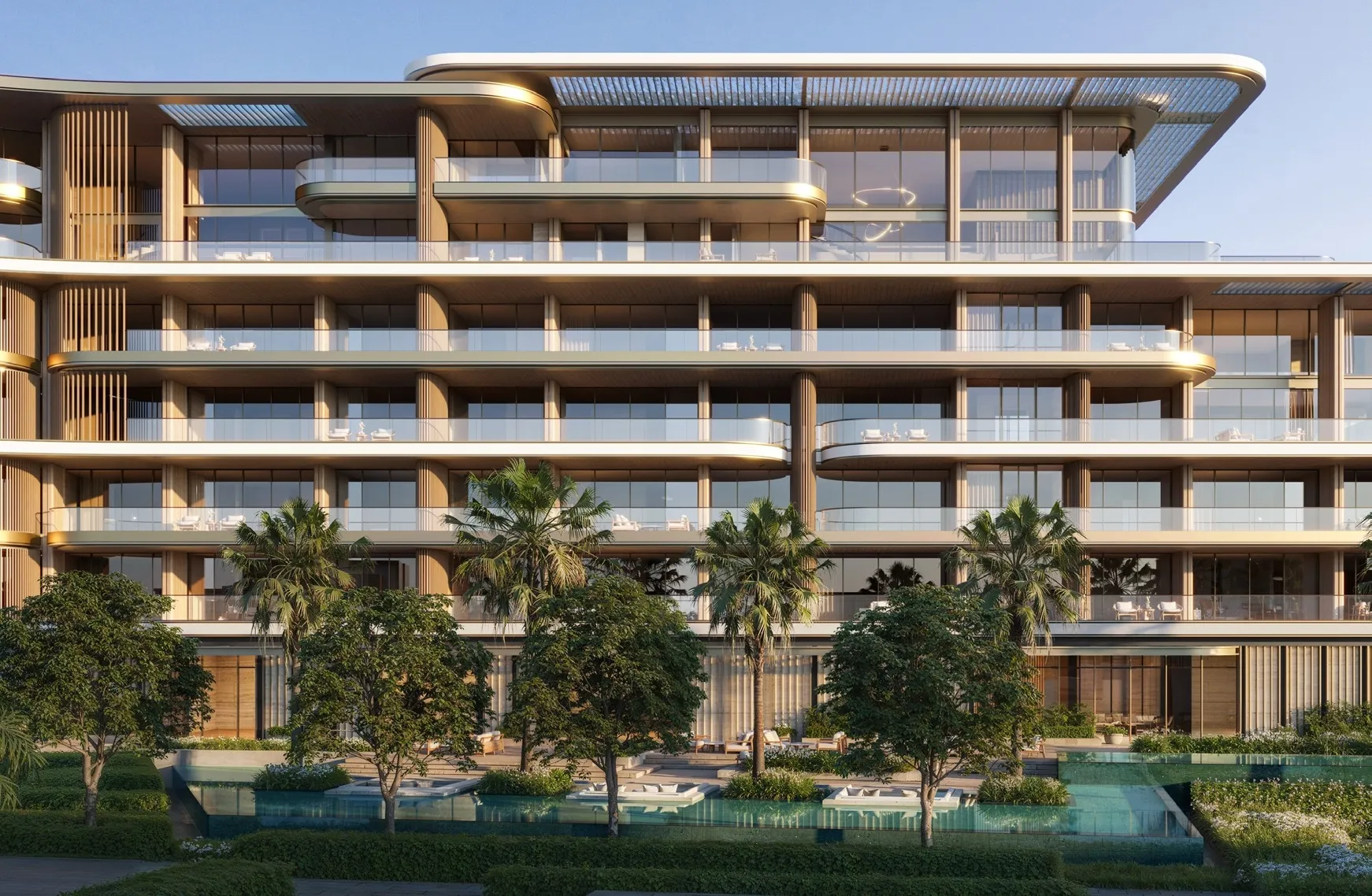 Four Seasons Private Residences Abu Dhabi at Saadiyat Beach — фасад здания