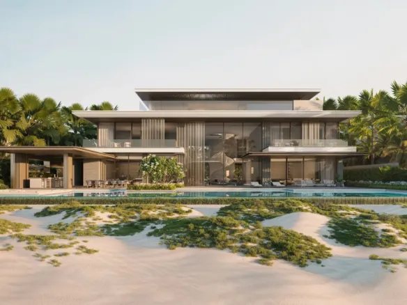 Four Seasons Private Residences Abu Dhabi at Saadiyat Beach — фасад виллы