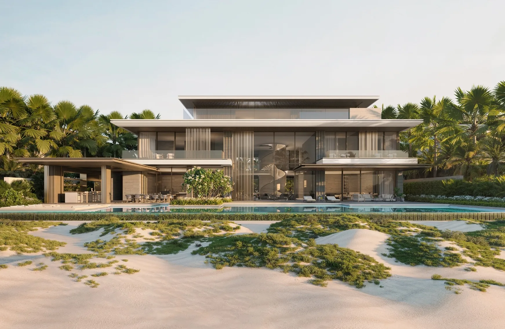 Four Seasons Private Residences Abu Dhabi at Saadiyat Beach — фасад виллы
