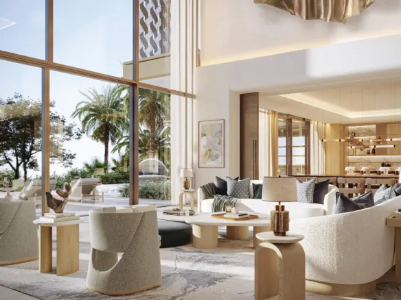 Four Seasons Private Residences Abu Dhabi at Saadiyat Beach — интерьер гостиной