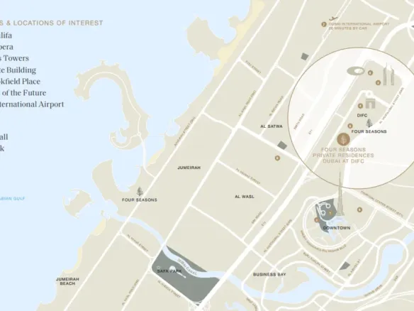 Four Seasons Private Residences DIFC в районе DIFC (Дубайский международный финансовый центр) — фото 12