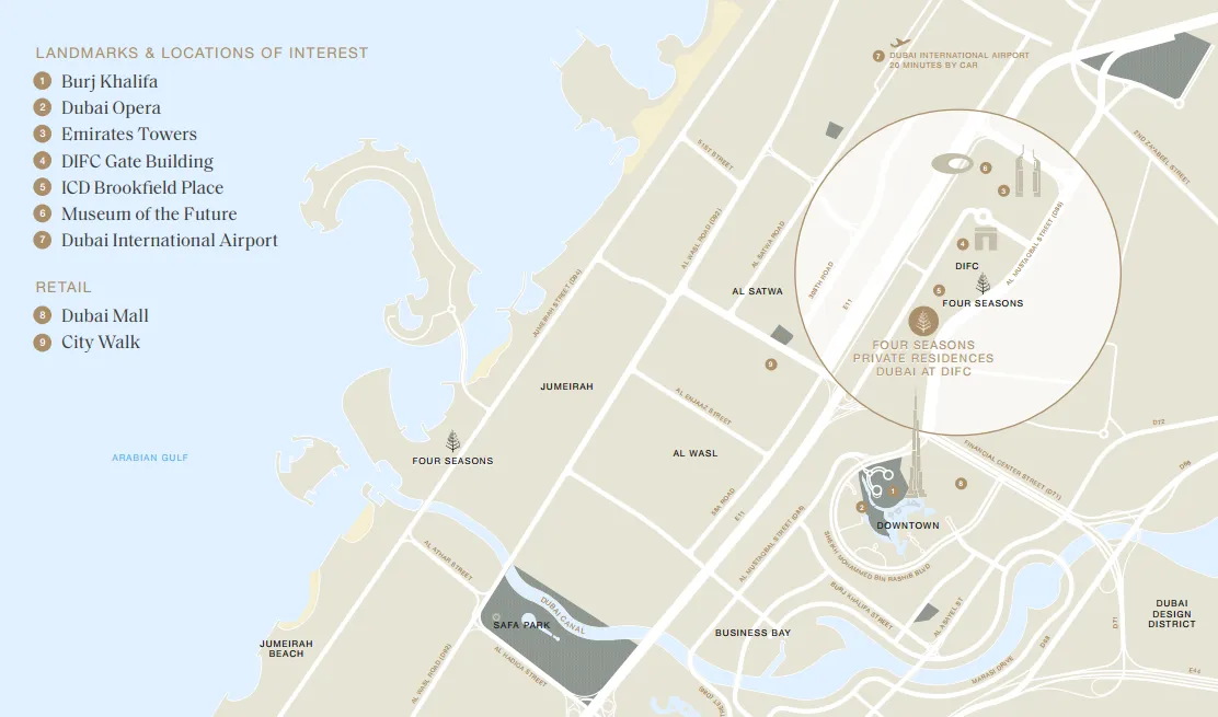 Four Seasons Private Residences DIFC в районе DIFC (Дубайский международный финансовый центр) — фото 12