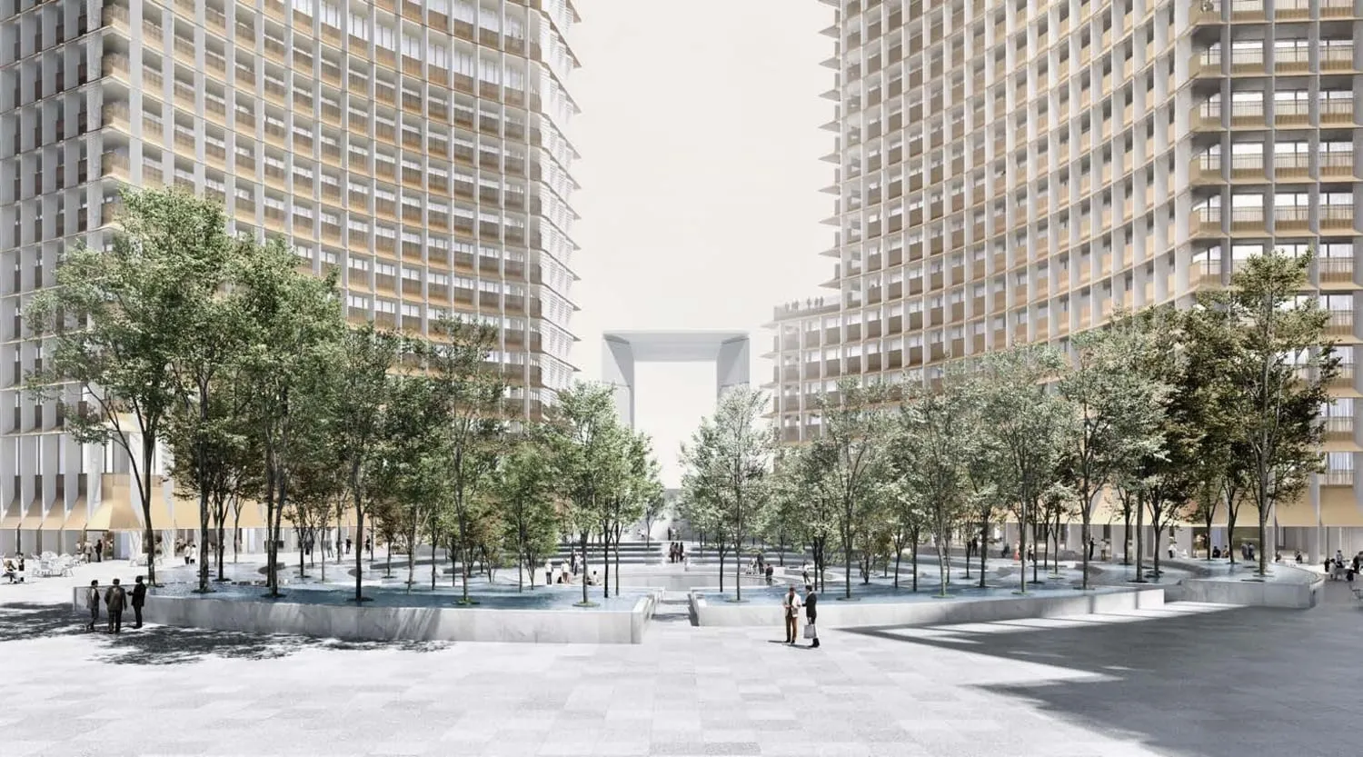 Four Seasons Private Residences DIFC — внутренний двор