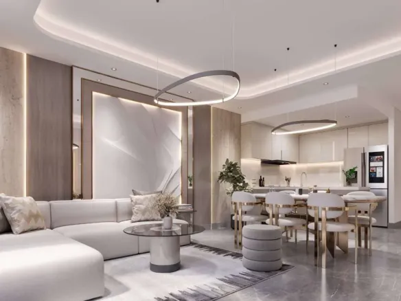 Future Residence — интерьер гостиной, фото 8