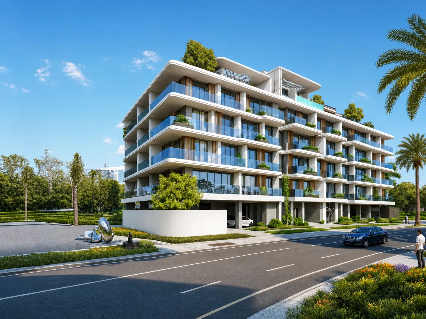 Galleria Residences — вид на комплекс