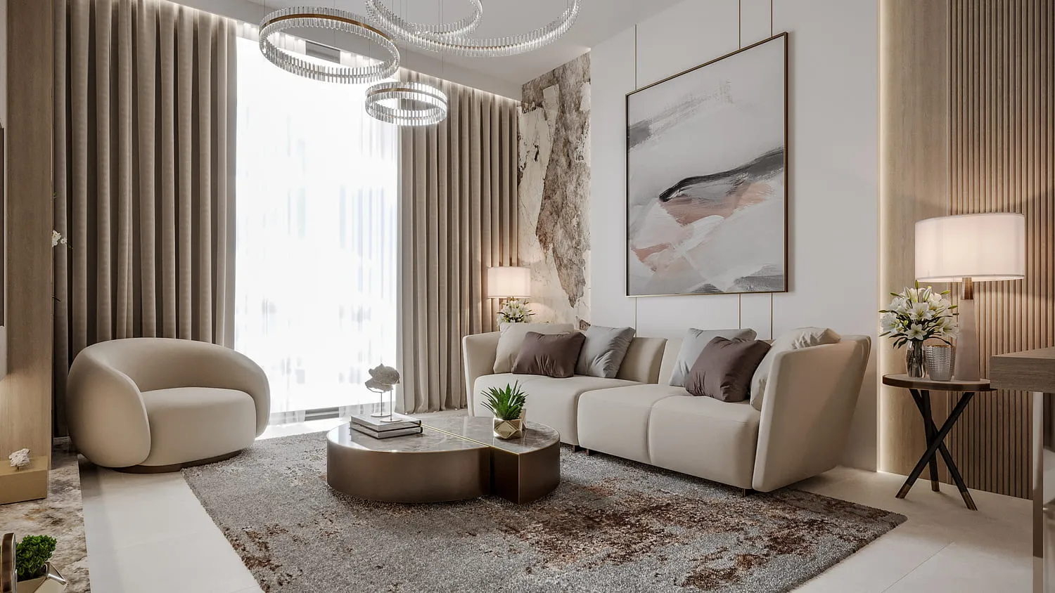 Gardens 2 — интерьер гостиной