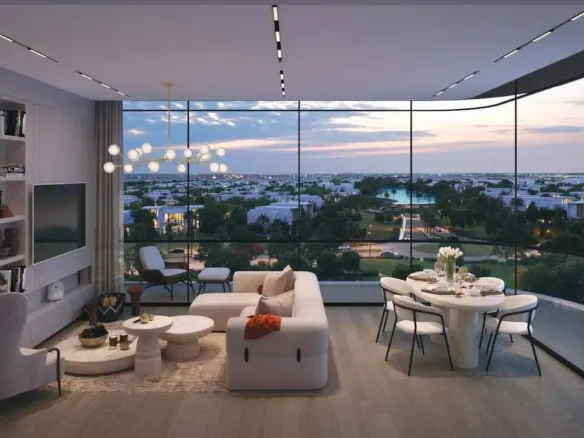 Gate Eleven by Amwaj Development — интерьер гостиной