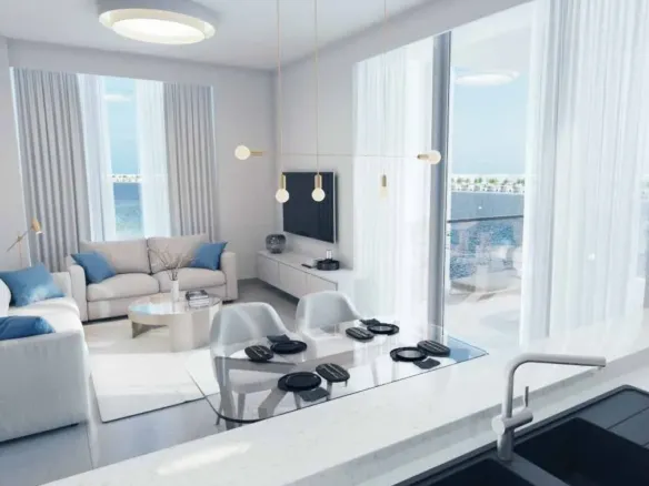 Gateway II Residences — кухня-гостиная