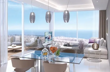 Gateway II Residences — интерьер гостиной