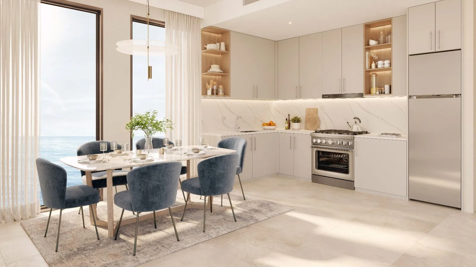 GEM Residences — кухня-столовая
