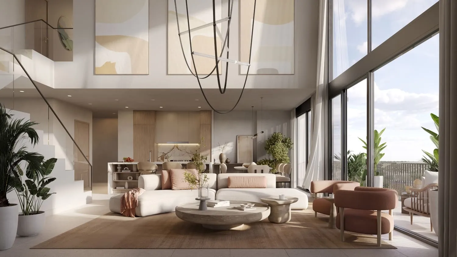 Ghaf Woods Distrikt — интерьер гостиной, фото 6