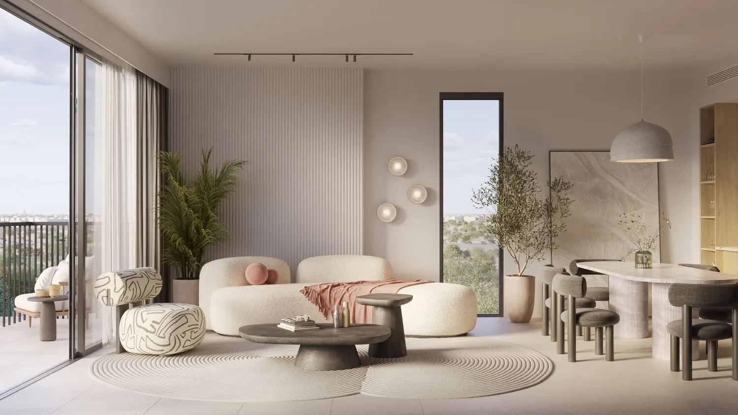Ghaf Woods Distrikt — интерьер гостиной, фото 7