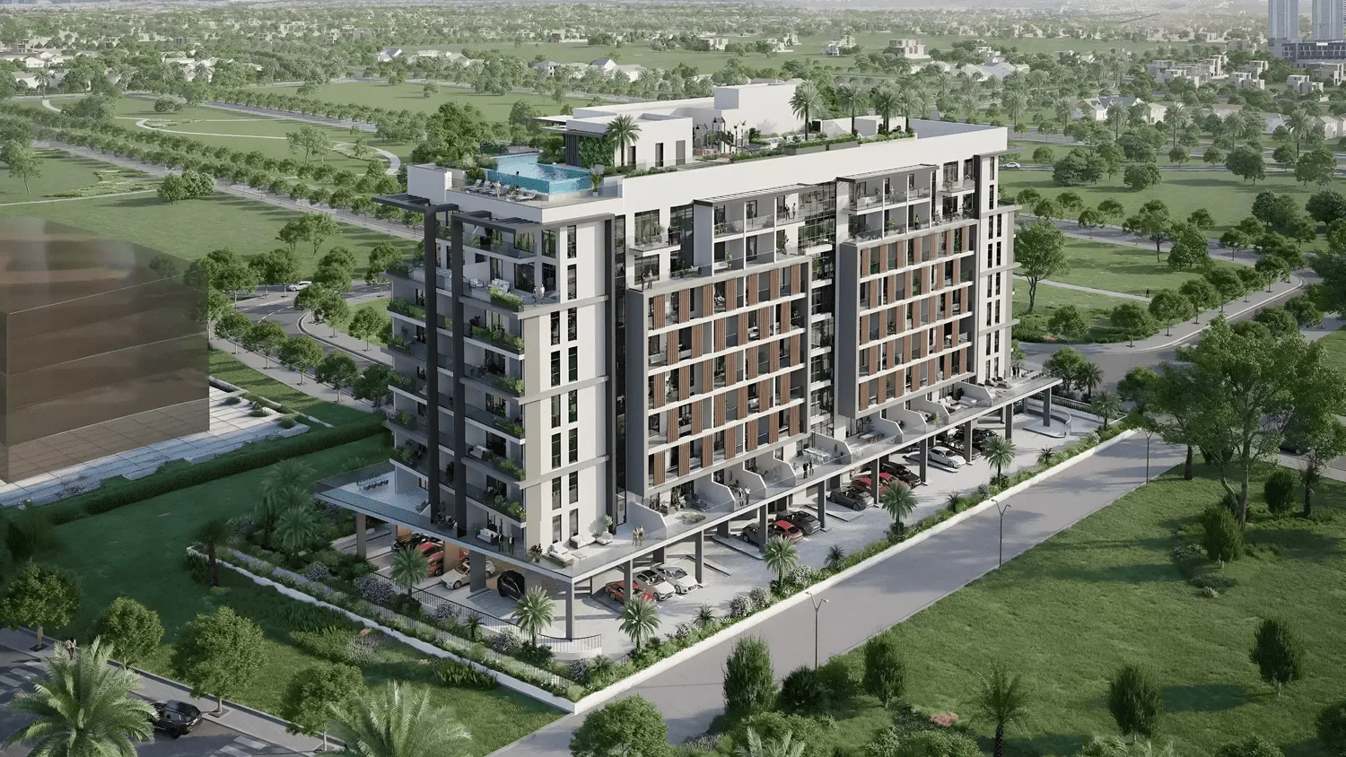 Ghaff Land Residence — вид на комплекс