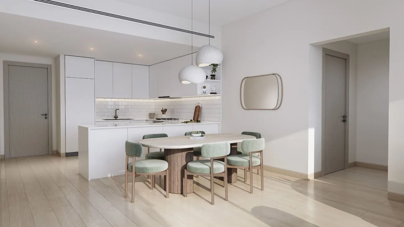 Ghaff Land Residence — кухня-столовая