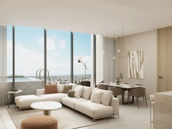 Gharbi 1 Residences — интерьер гостиной