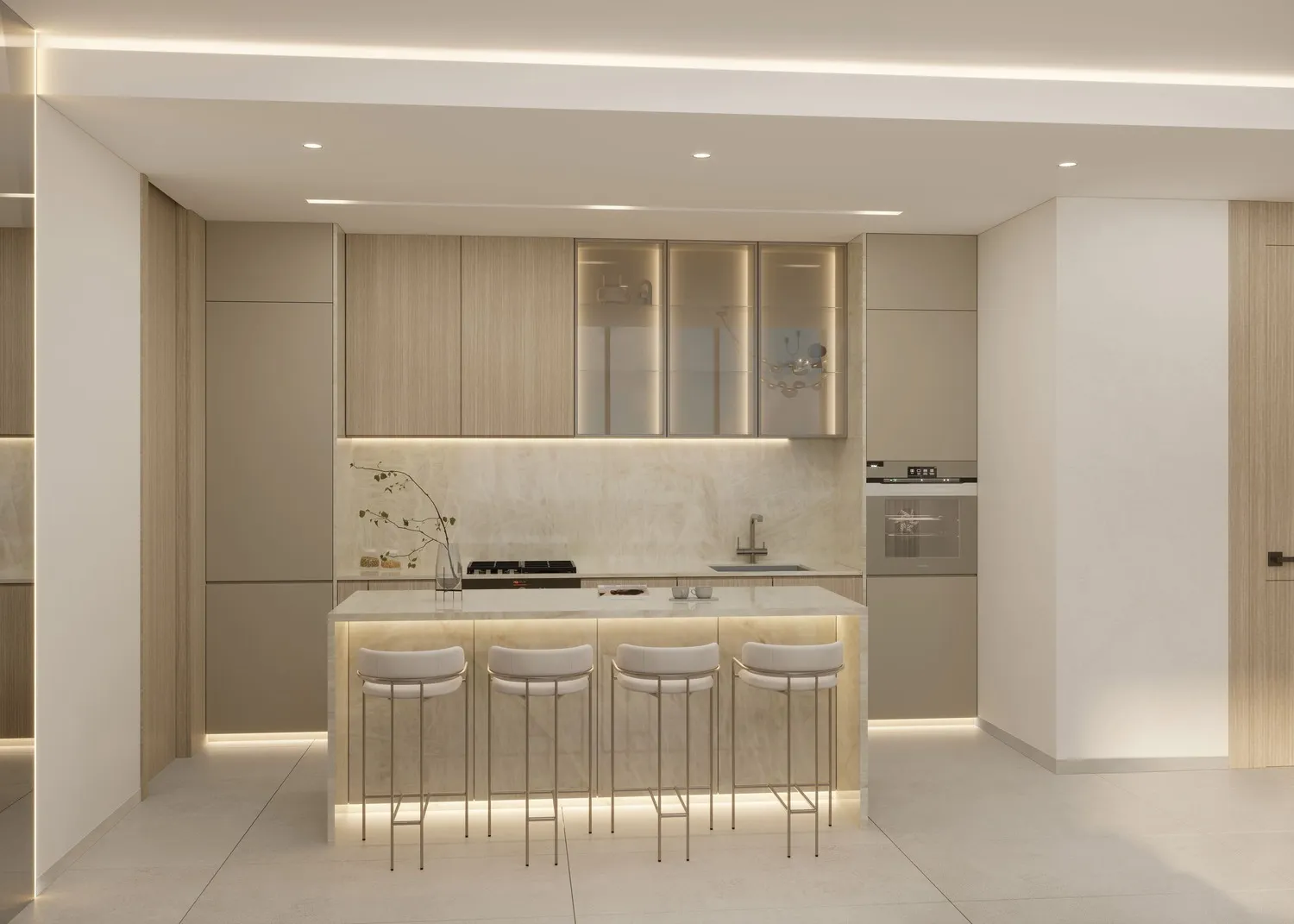 Gharbi 1 Residences — кухня