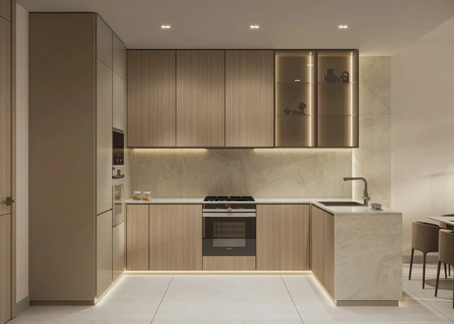 Gharbi 1 Residences — кухня, фото 7