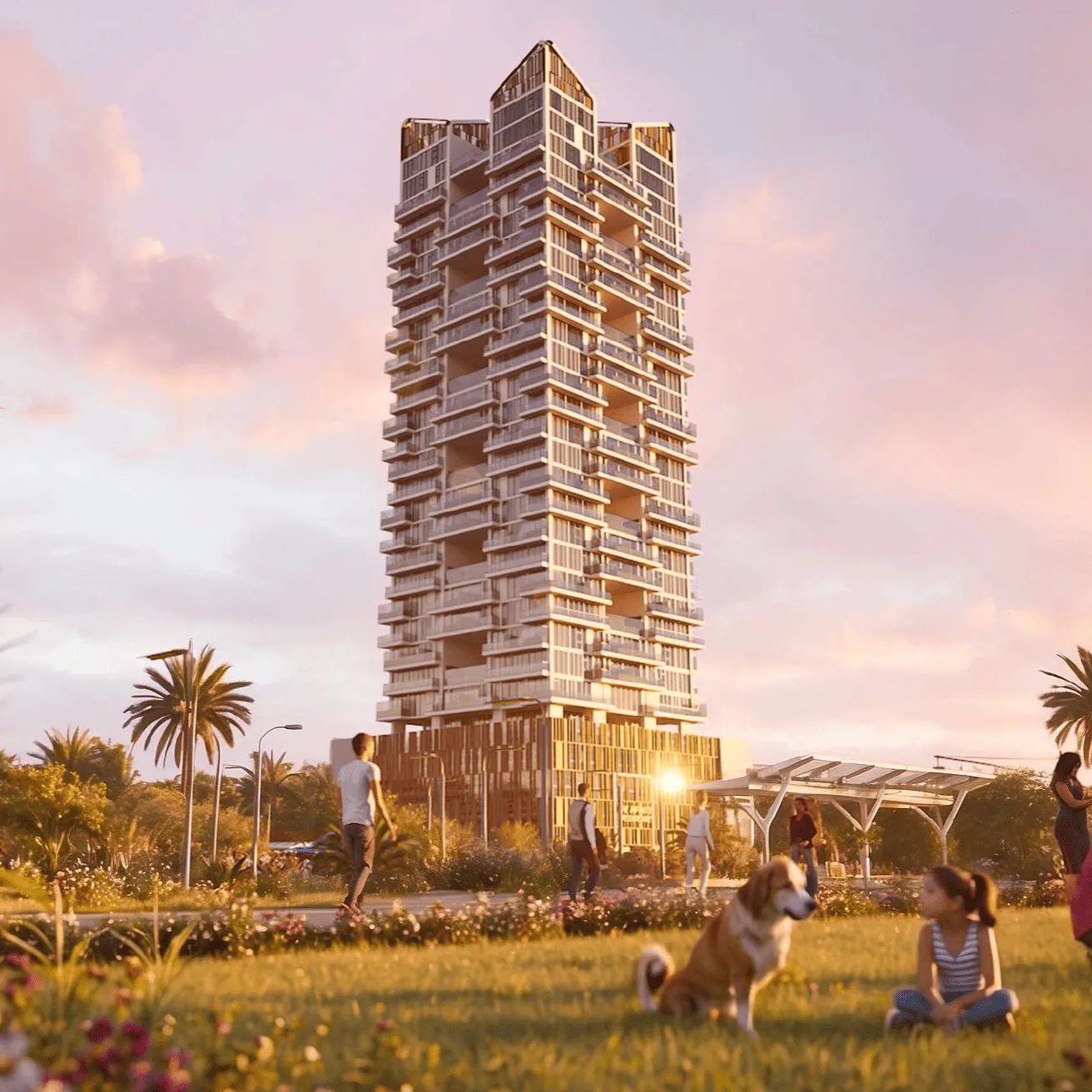 Gharbi 2 Residences в районе JVC (Джумейра Вилладж Серкл) — фото 2