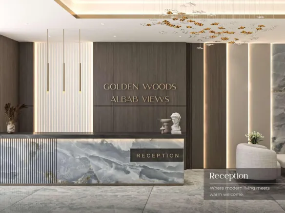 Golden Woods Albab Views — зона ресепшн