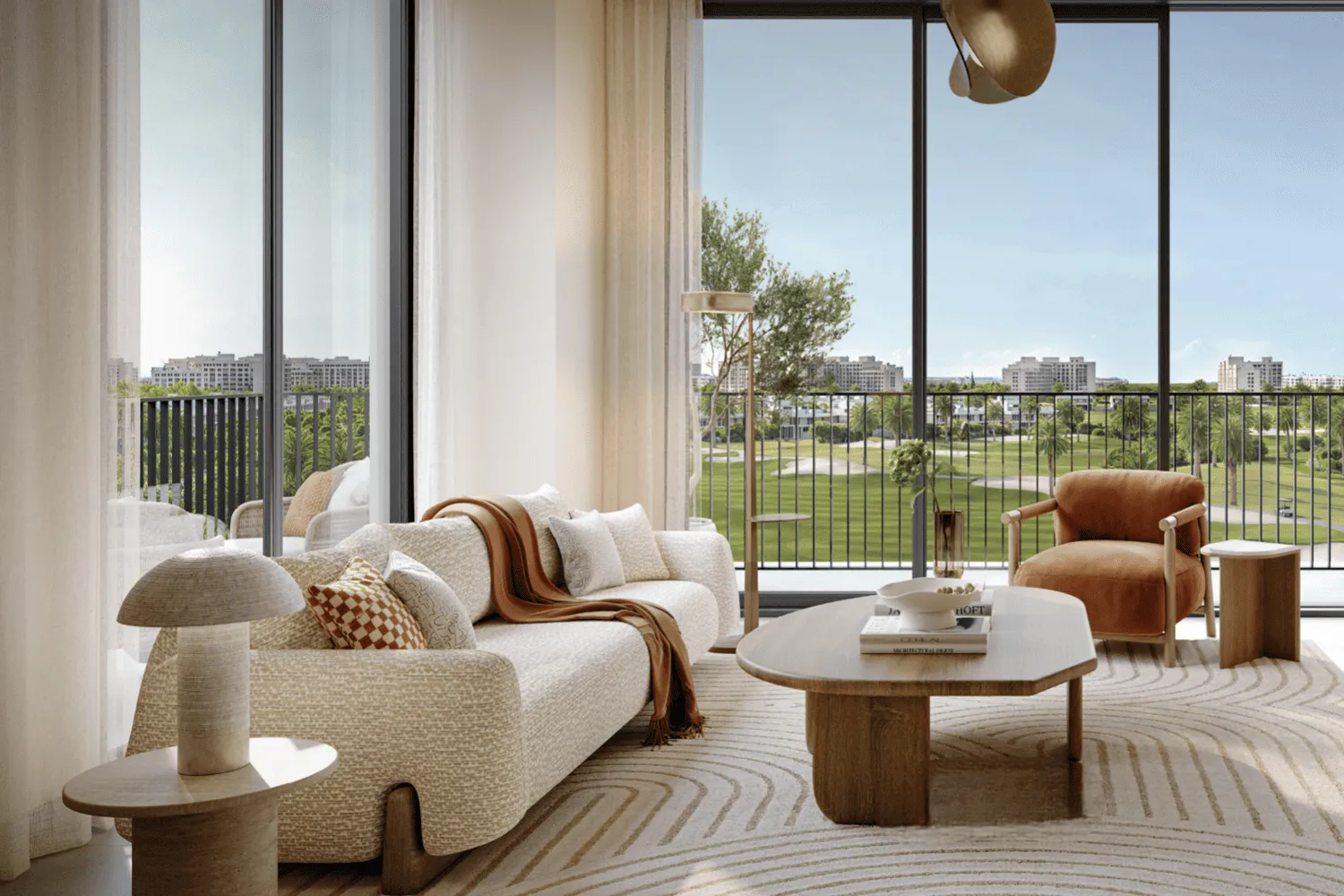 Golf Edge — интерьер гостиной, фото 6