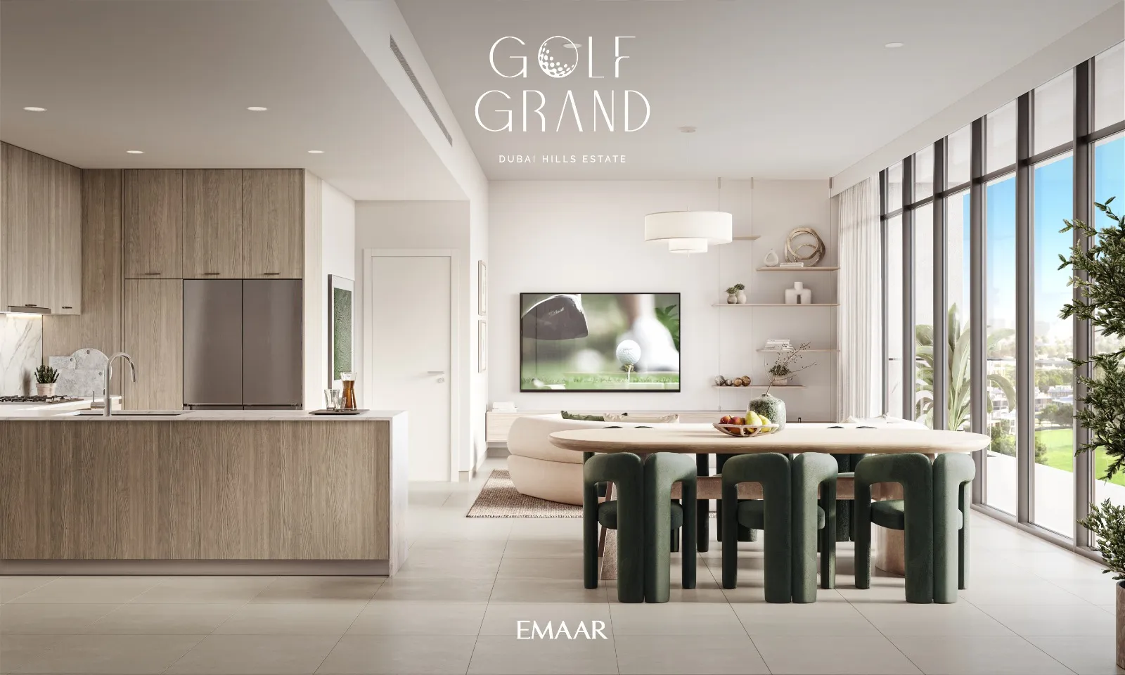 Golf Grand — кухня-гостиная