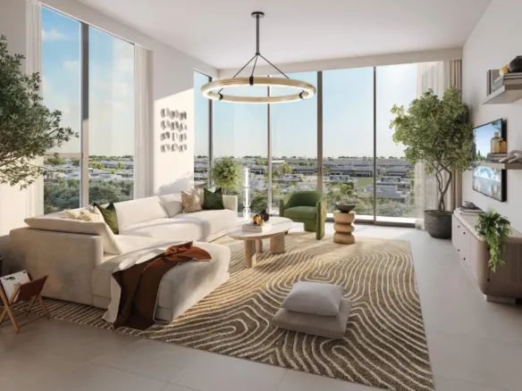 Golf Hillside — интерьер гостиной