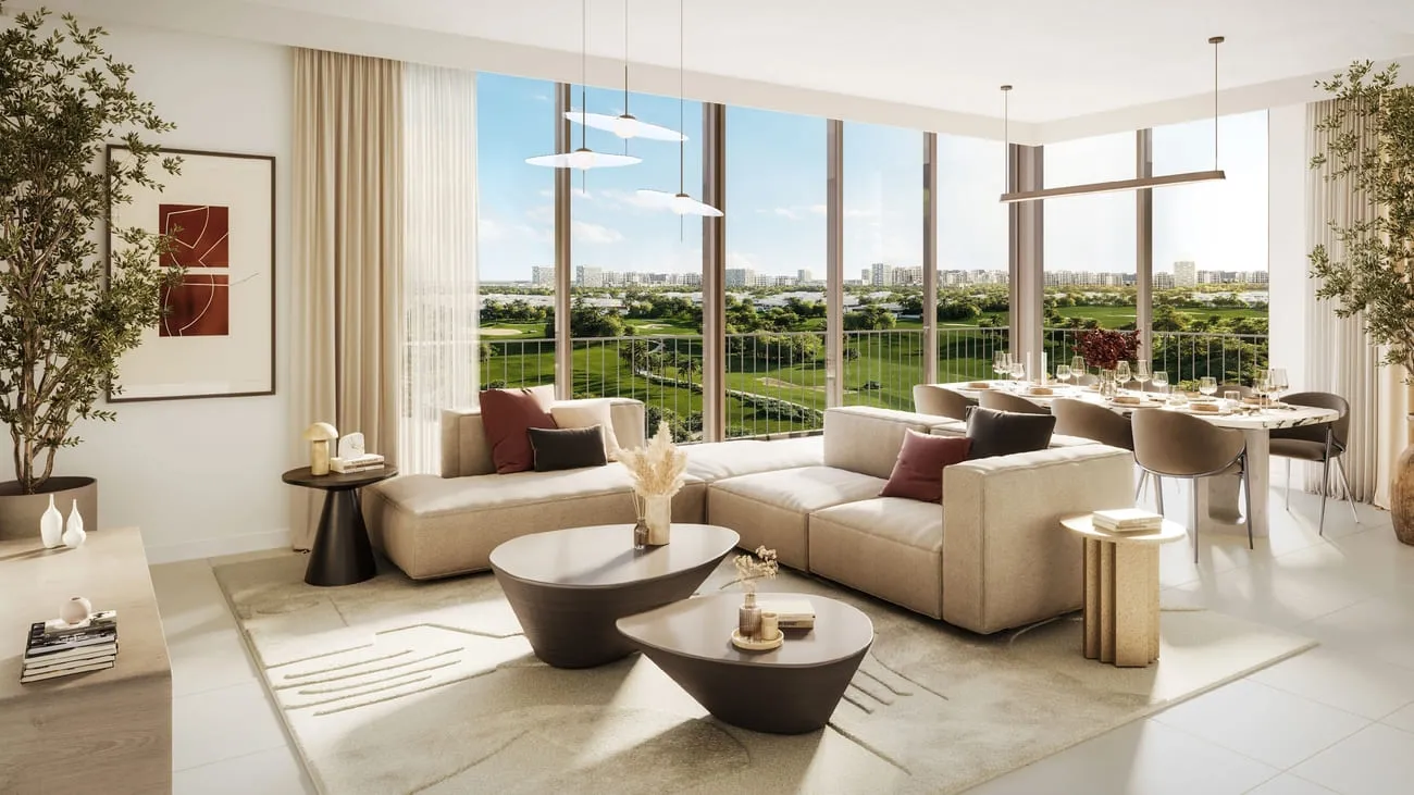 Golf Point — интерьер гостиной