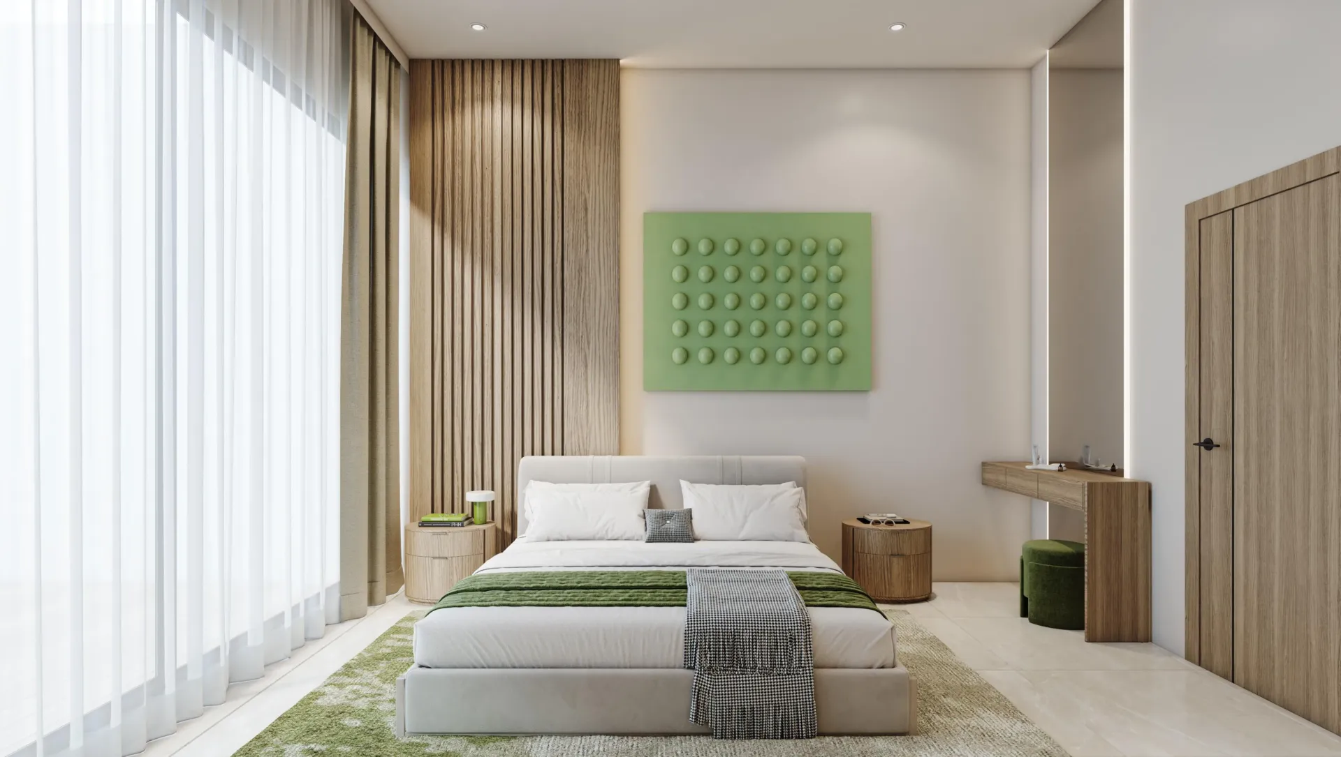 Golf Terrace Residences — спальня