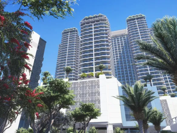 Golf Views Seven City в районе JLT (Джумейра Лейк Тауэрс) — фото 1