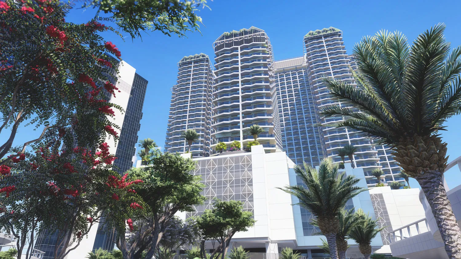 Golf Views Seven City в районе JLT (Джумейра Лейк Тауэрс) — фото 1