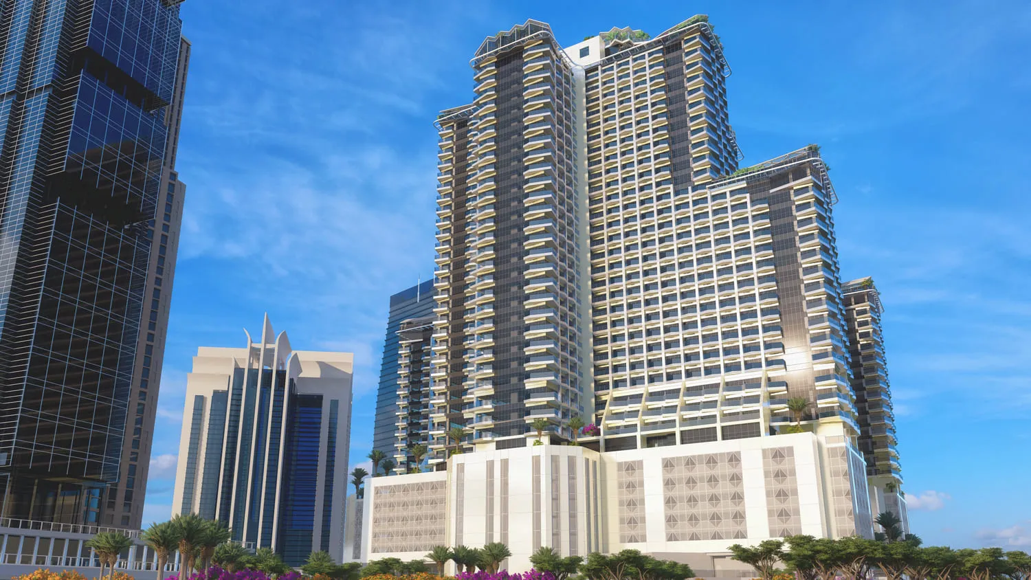 Golf Views Seven City в районе JLT (Джумейра Лейк Тауэрс) — фото 3