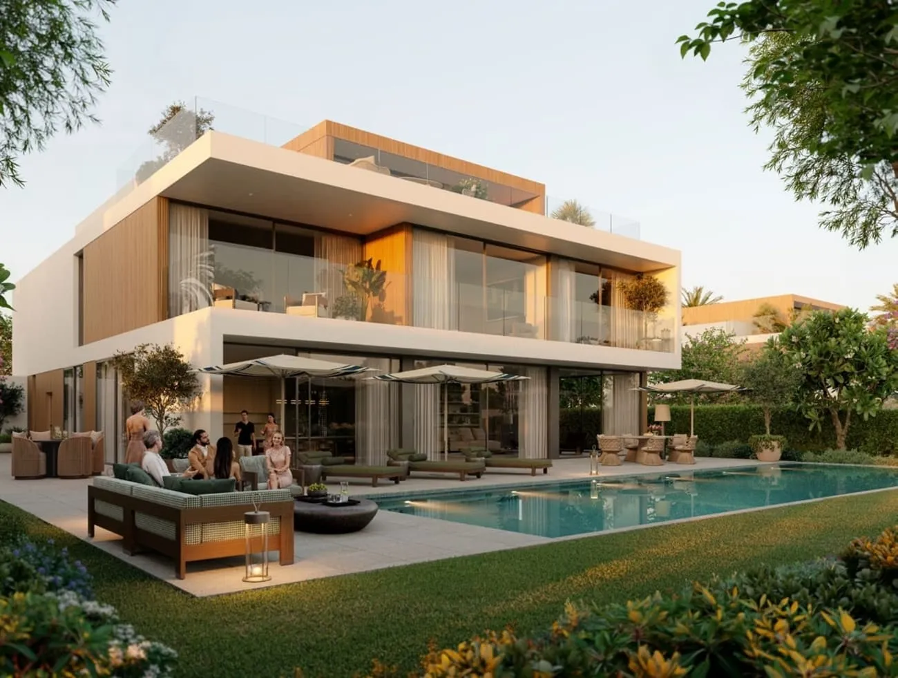 Grand Polo Club and Resort — вилла с бассейном