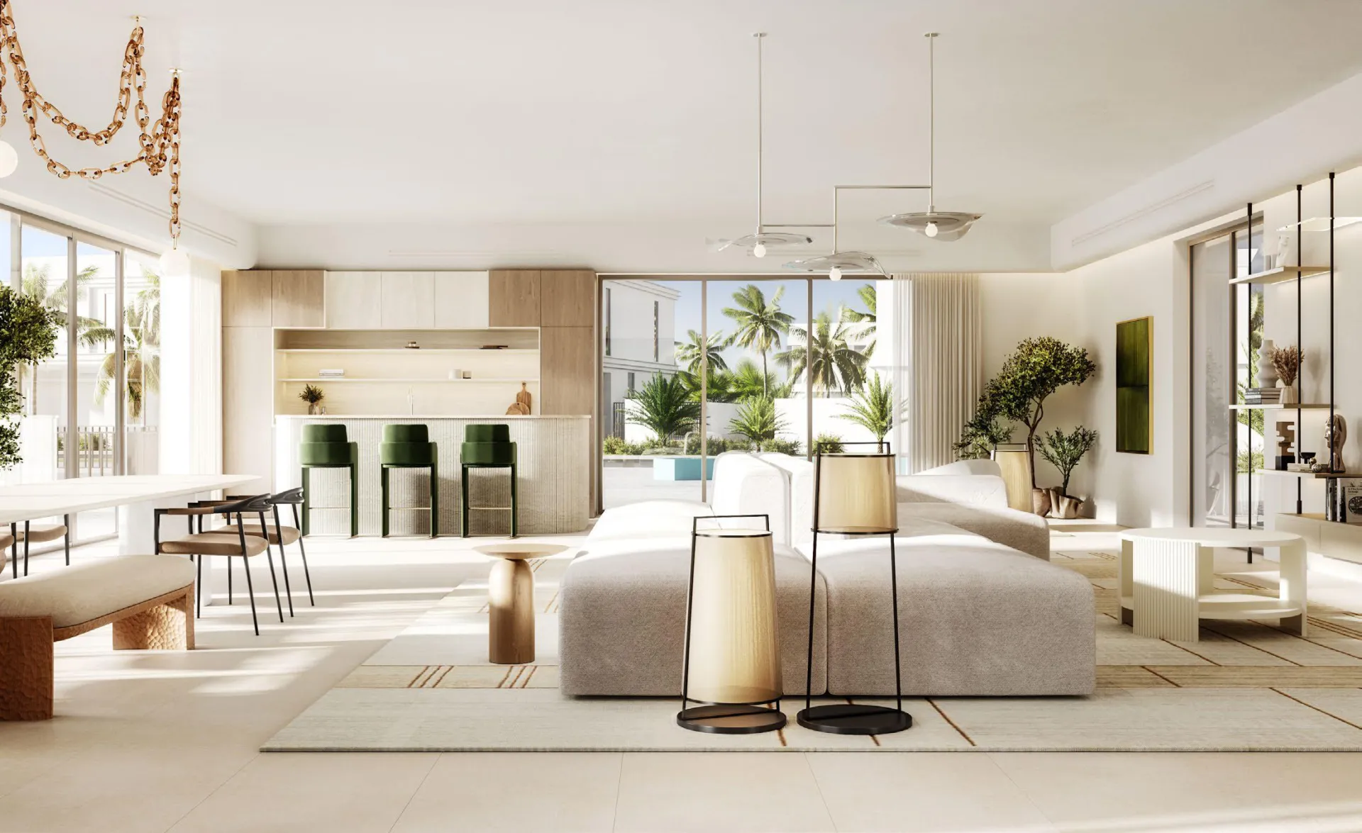 Greenridge — интерьер гостиной
