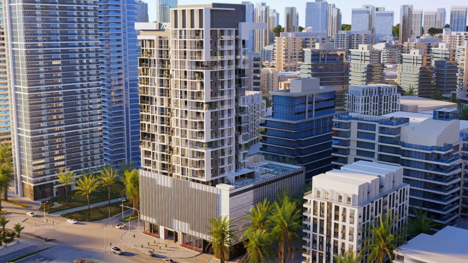 Greygate Residences by ADE в районе JVC (Джумейра Вилладж Серкл) — фото 3