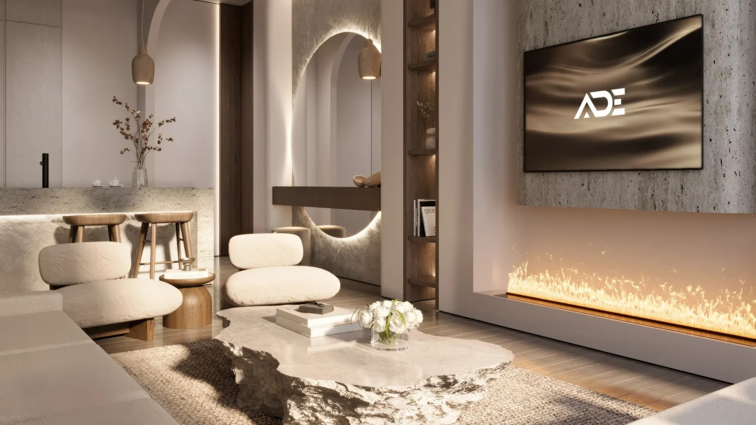 Greygate Residences by ADE — интерьер гостиной