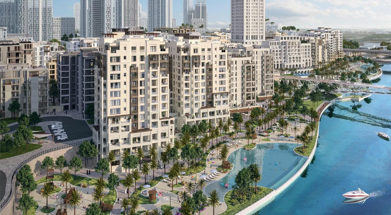 Grove Creek Beach в районе Dubai Creek Harbour — фото 3