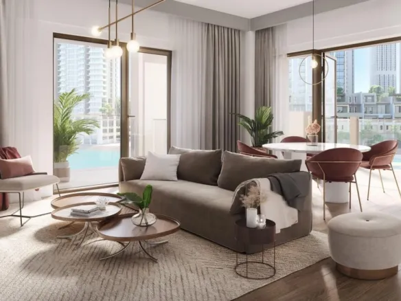 Grove Creek Beach — интерьер гостиной