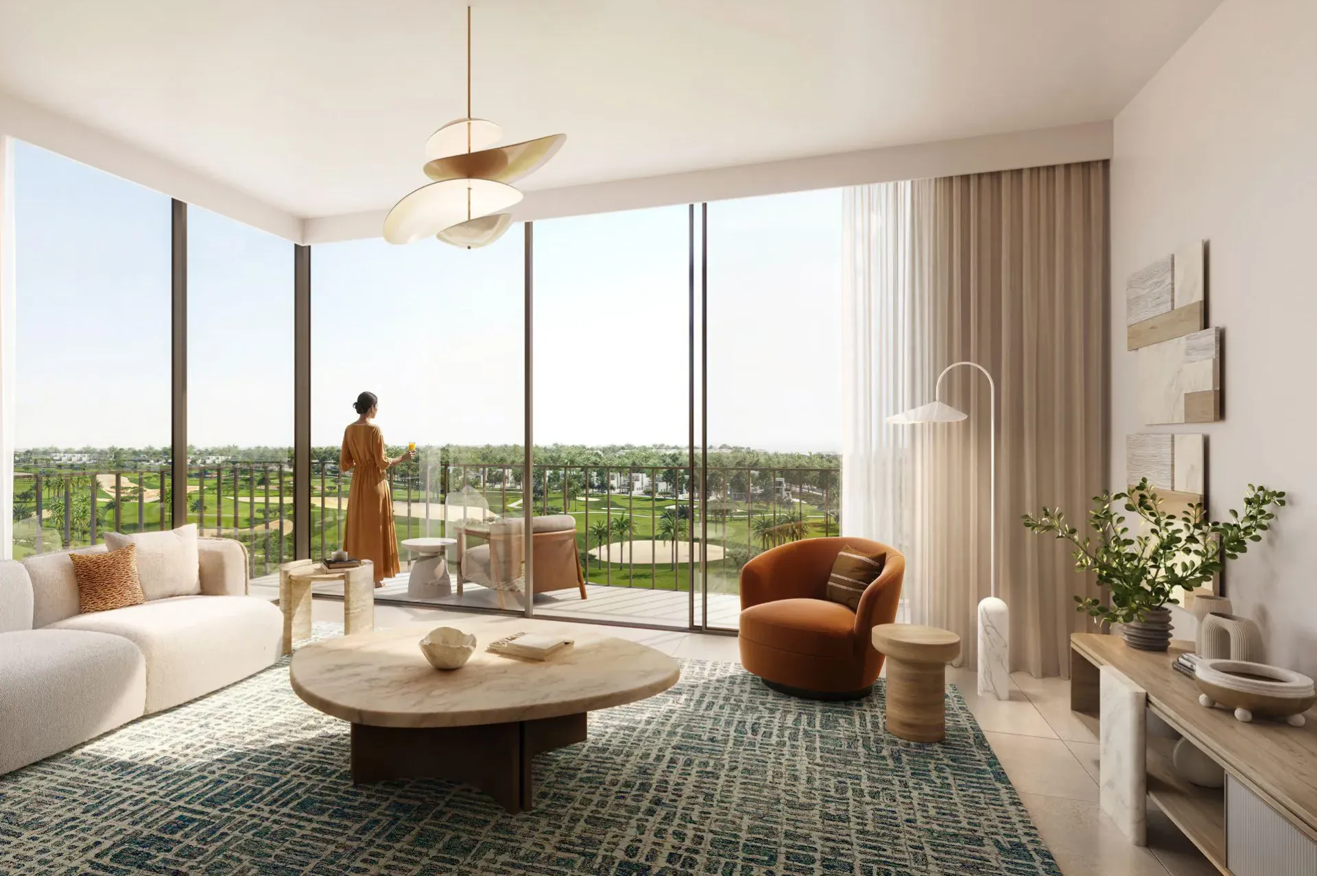 Grove Ridge — интерьер гостиной